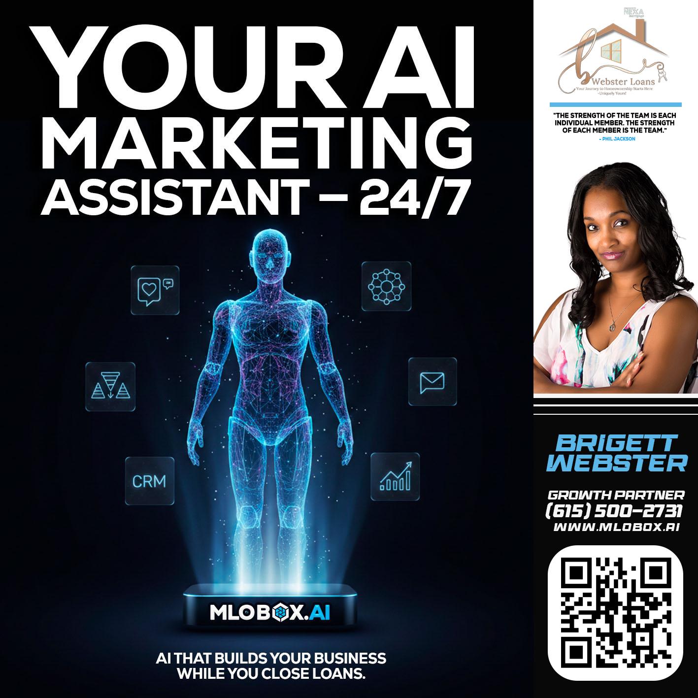 YOUR AI MARKETING - Brigett Webster -Mortgage Loan Expert