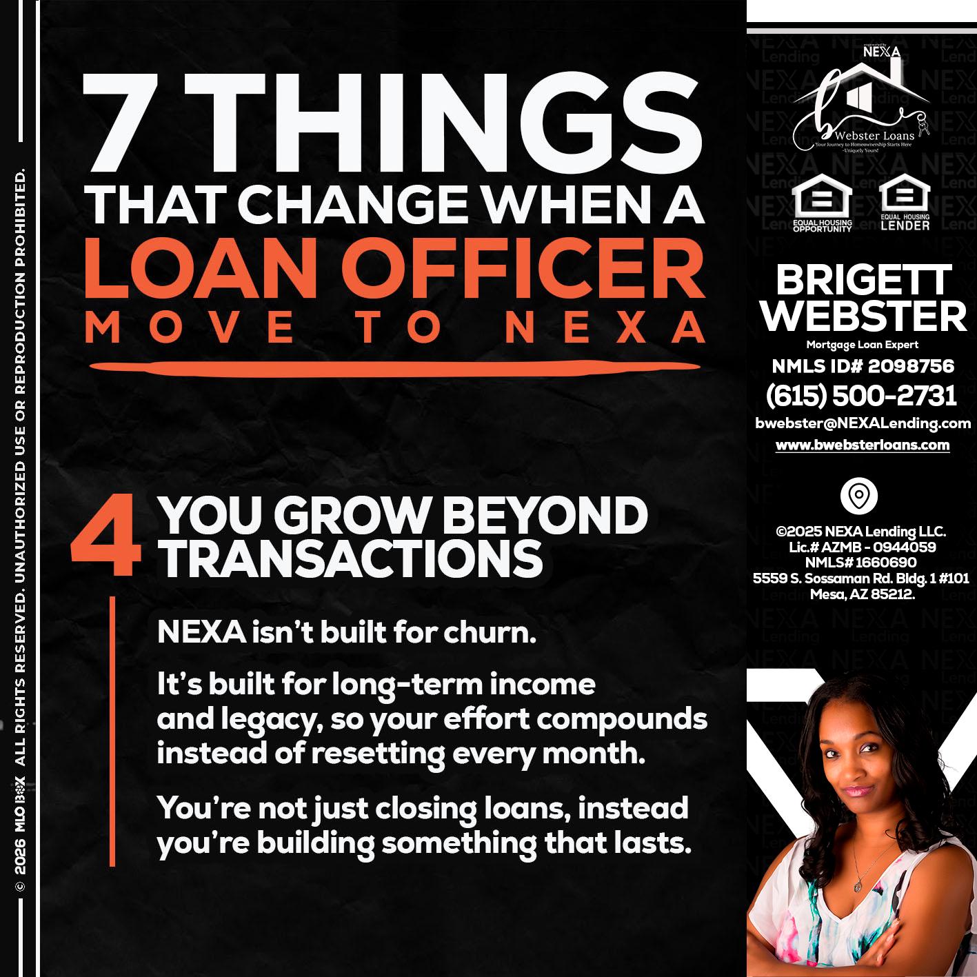 7 THINGS (4) - Brigett Webster -Mortgage Loan Expert