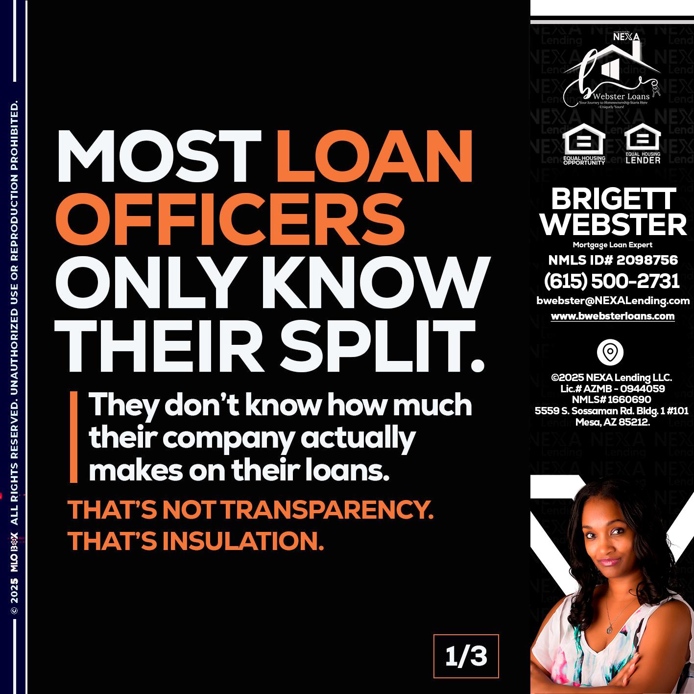 1 OF 3 - Brigett Webster -Mortgage Loan Expert