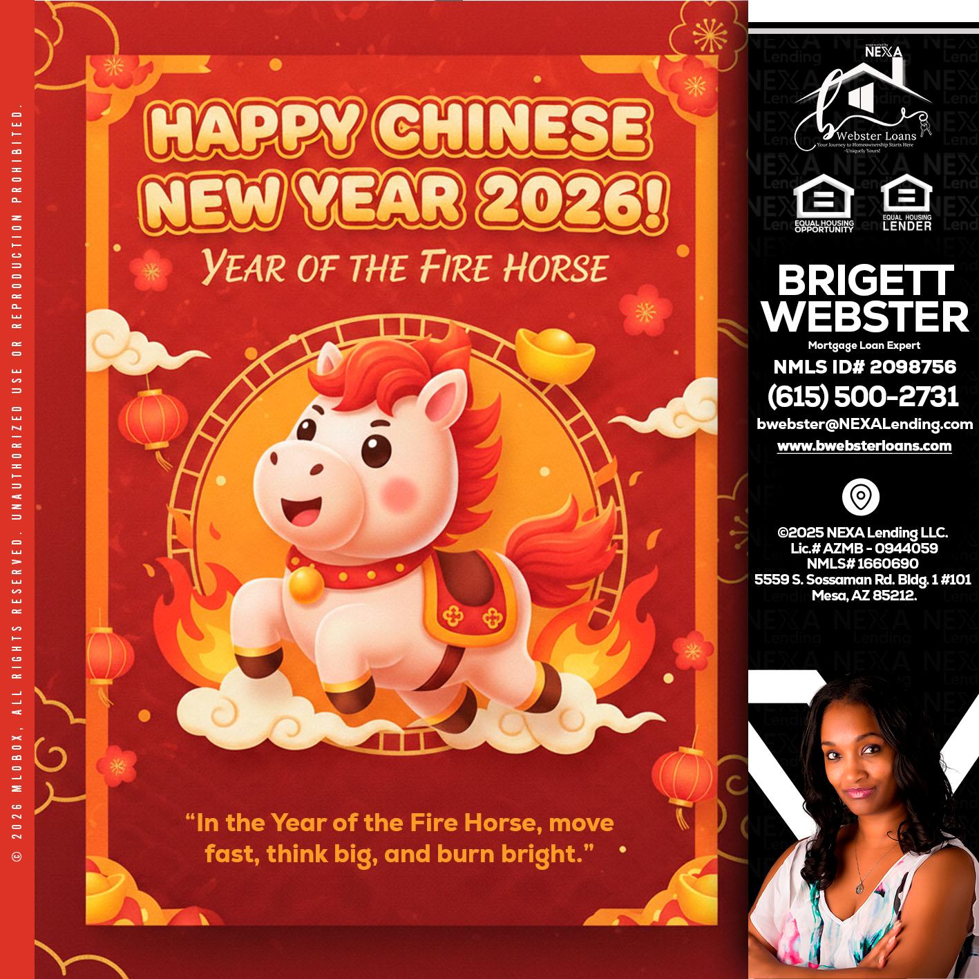 happy Chinese new year - Brigett Webster -Mortgage Loan Expert