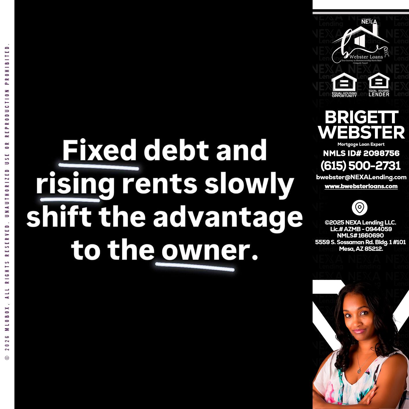 FIXED DEBT - Brigett Webster -Mortgage Loan Expert