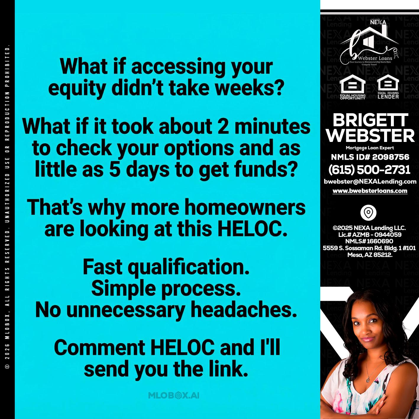 what if - Brigett Webster -Mortgage Loan Expert
