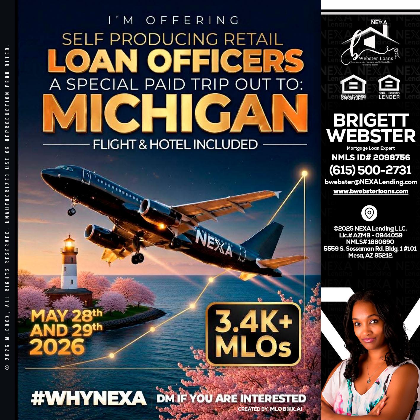 MICHIGAN TRIP - Brigett Webster -Mortgage Loan Expert