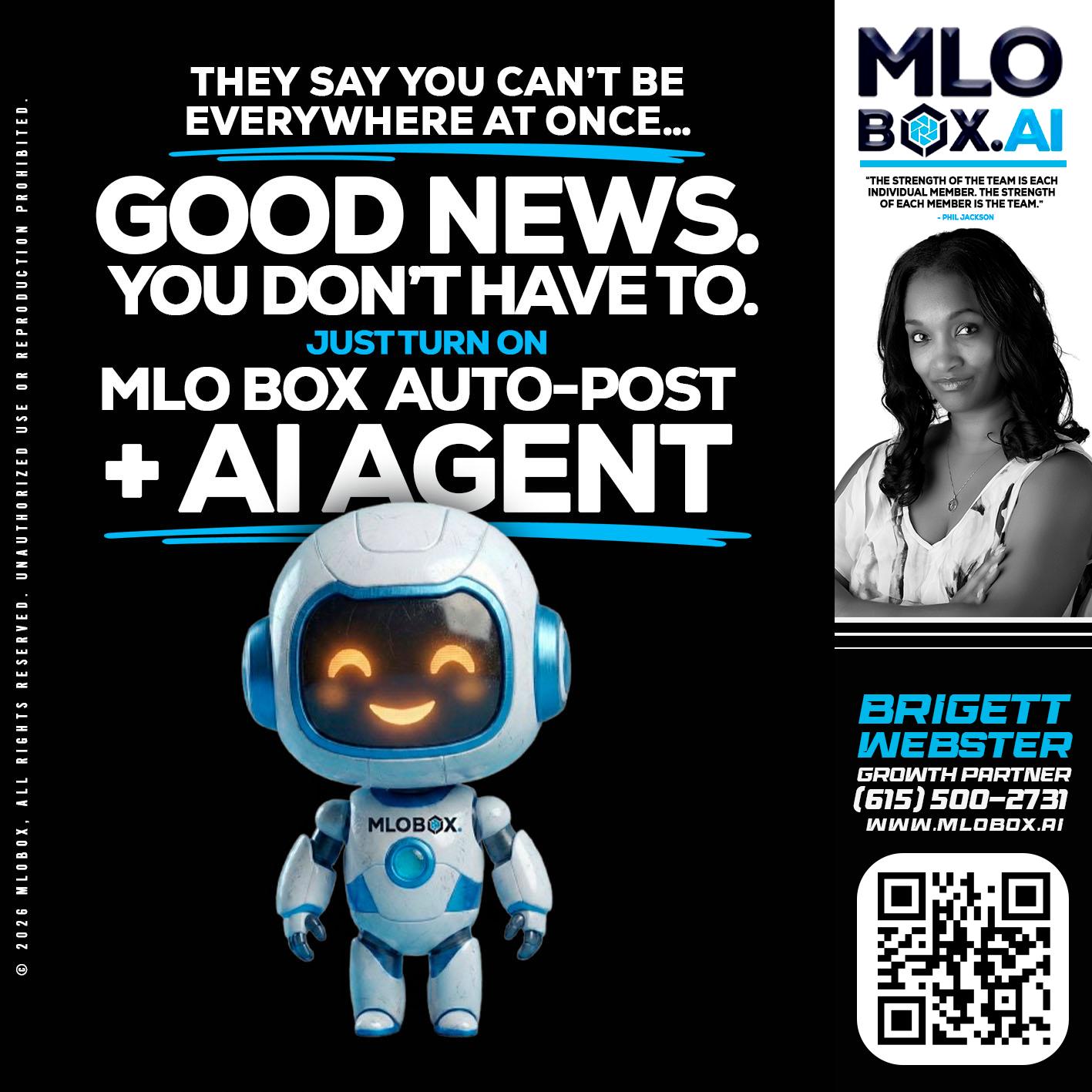 GOOD NEWS - Brigett Webster -Mortgage Loan Expert