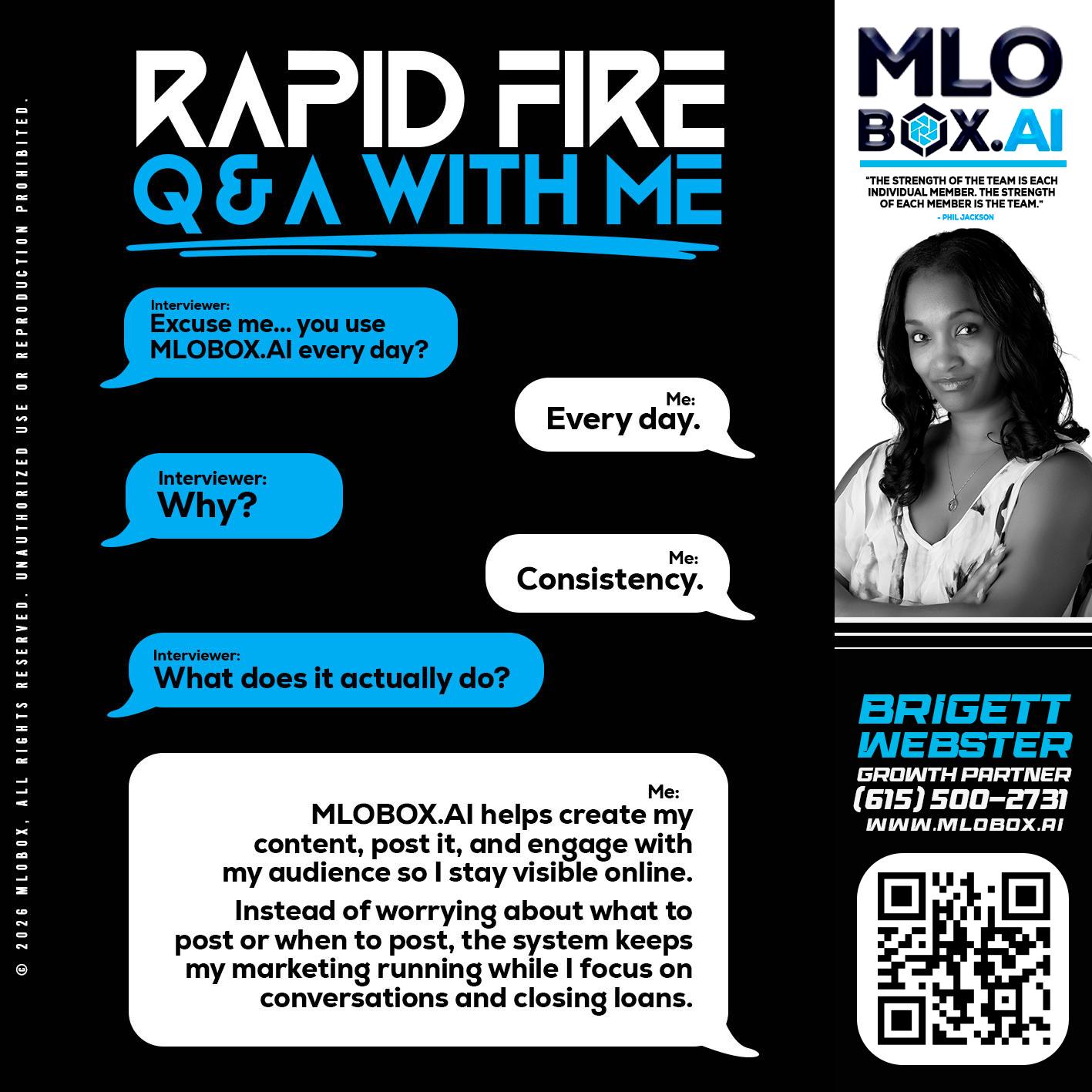 RAPID Q&A - Brigett Webster -Mortgage Loan Expert