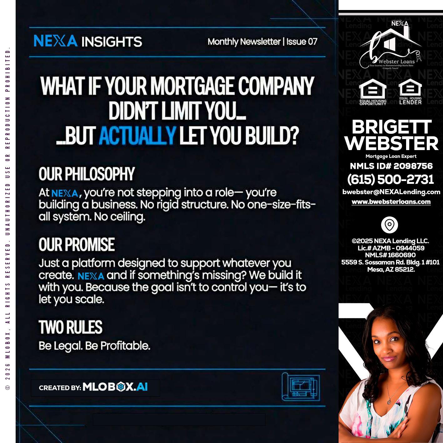NEXA INSIGHTS - Brigett Webster -Mortgage Loan Expert