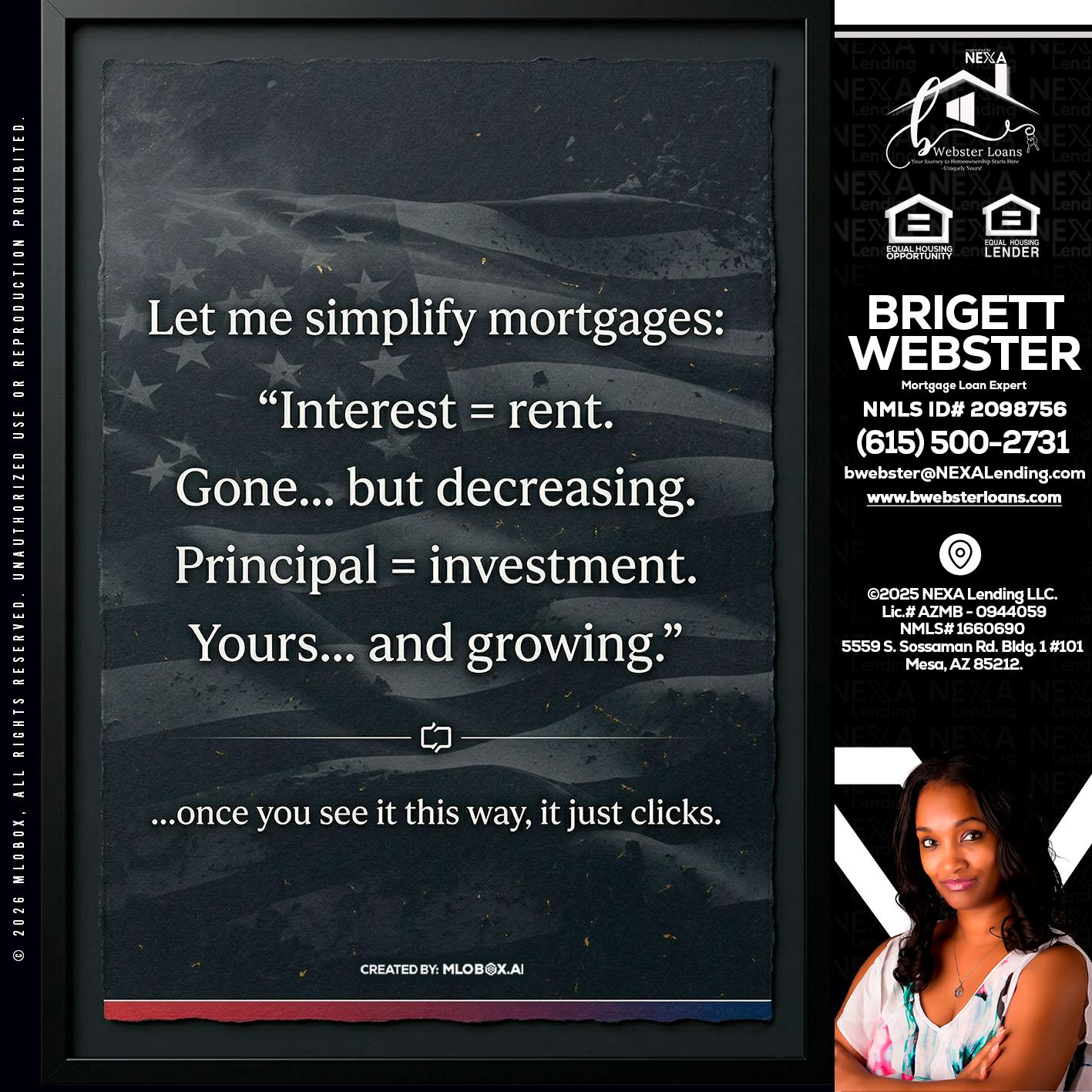 LET ME SIMPLIFY - Brigett Webster -Mortgage Loan Expert