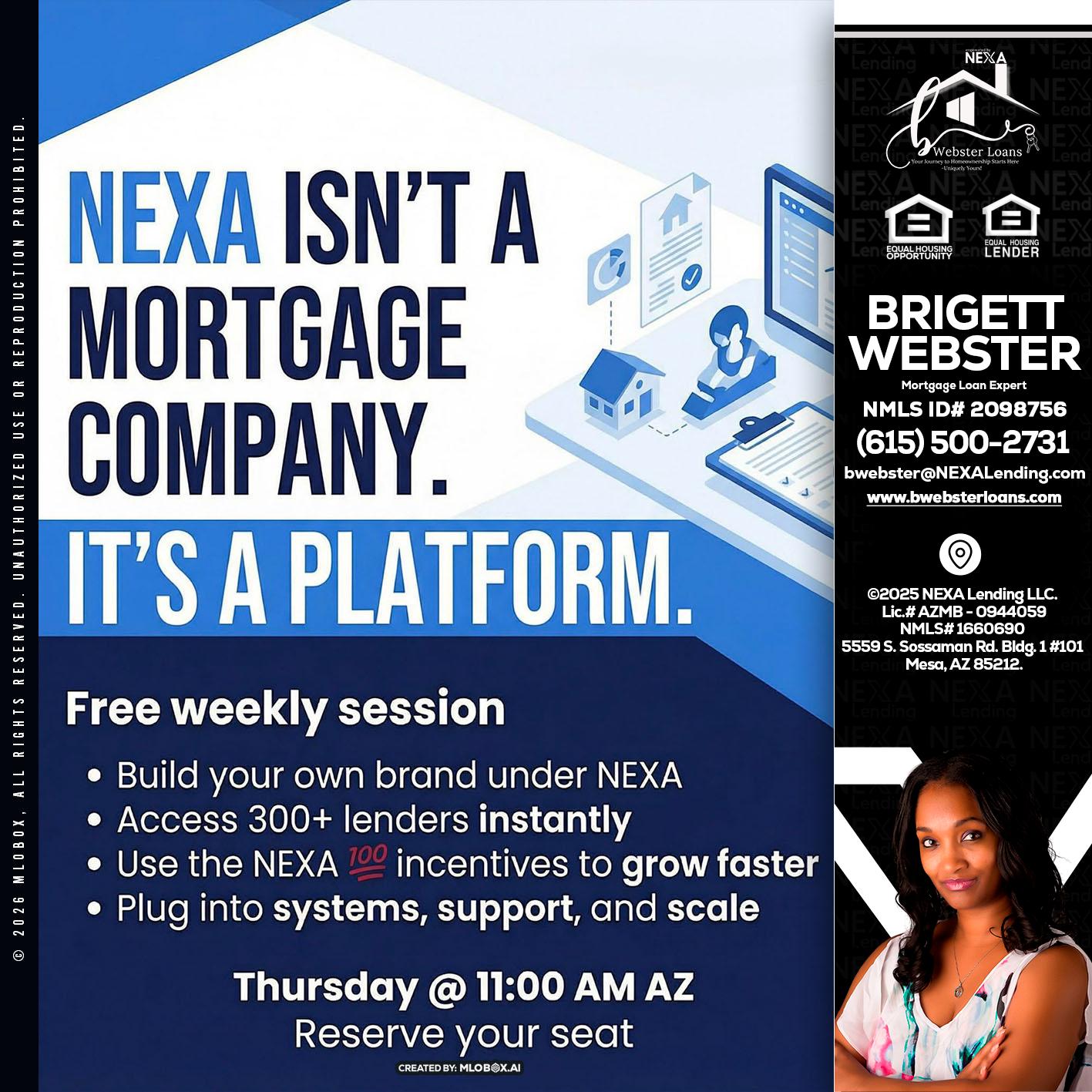 NEXA ISNT - Brigett Webster -Mortgage Loan Expert