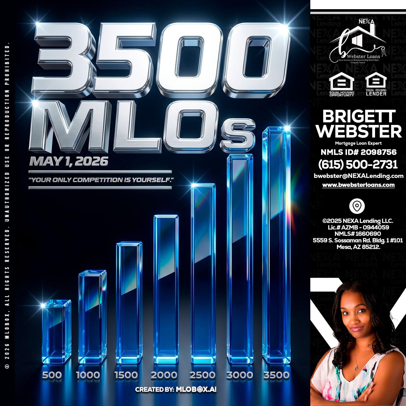 3500 MLOs - Brigett Webster -Mortgage Loan Expert