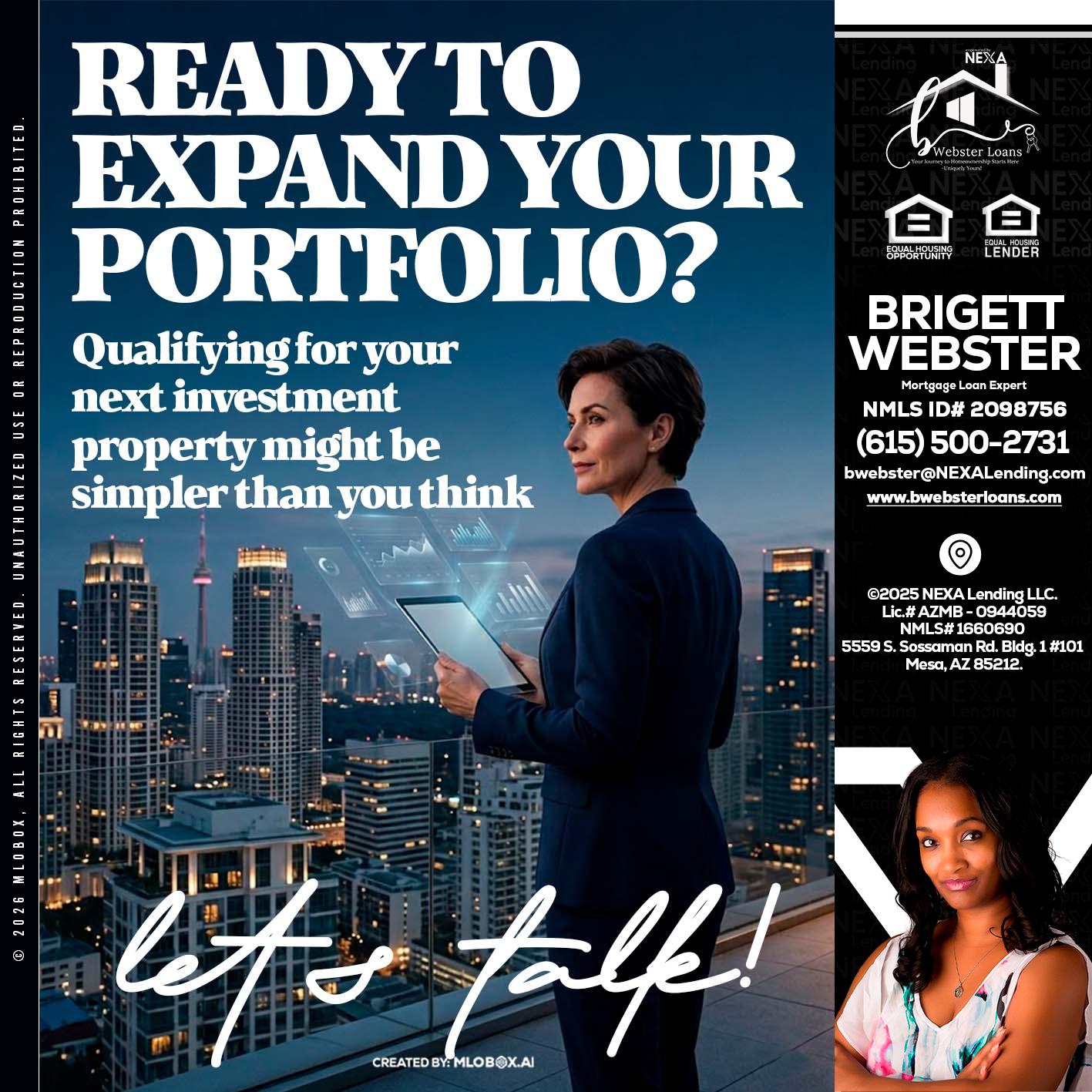 READY TO EXPAND - Brigett Webster -Mortgage Loan Expert