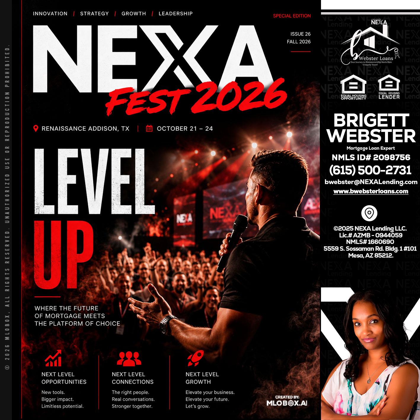 NEXA FEST 2026 - Brigett Webster -Mortgage Loan Expert