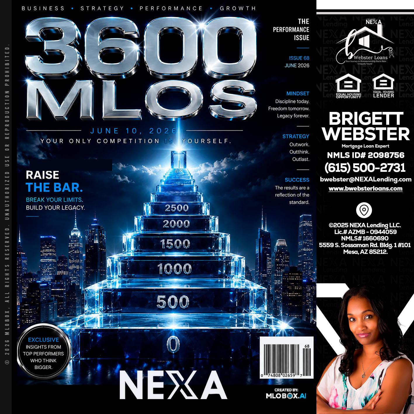 3600 MLOs - Brigett Webster -Mortgage Loan Expert