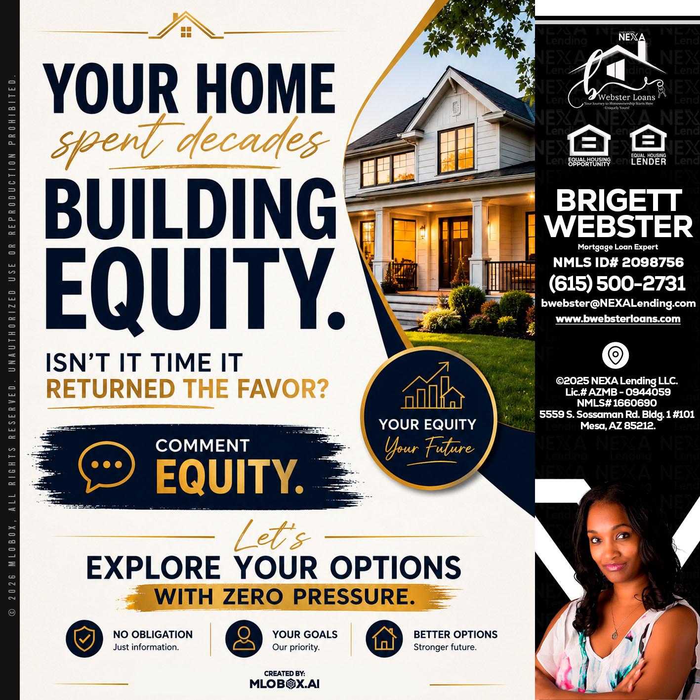 building equity - Brigett Webster -Mortgage Loan Expert