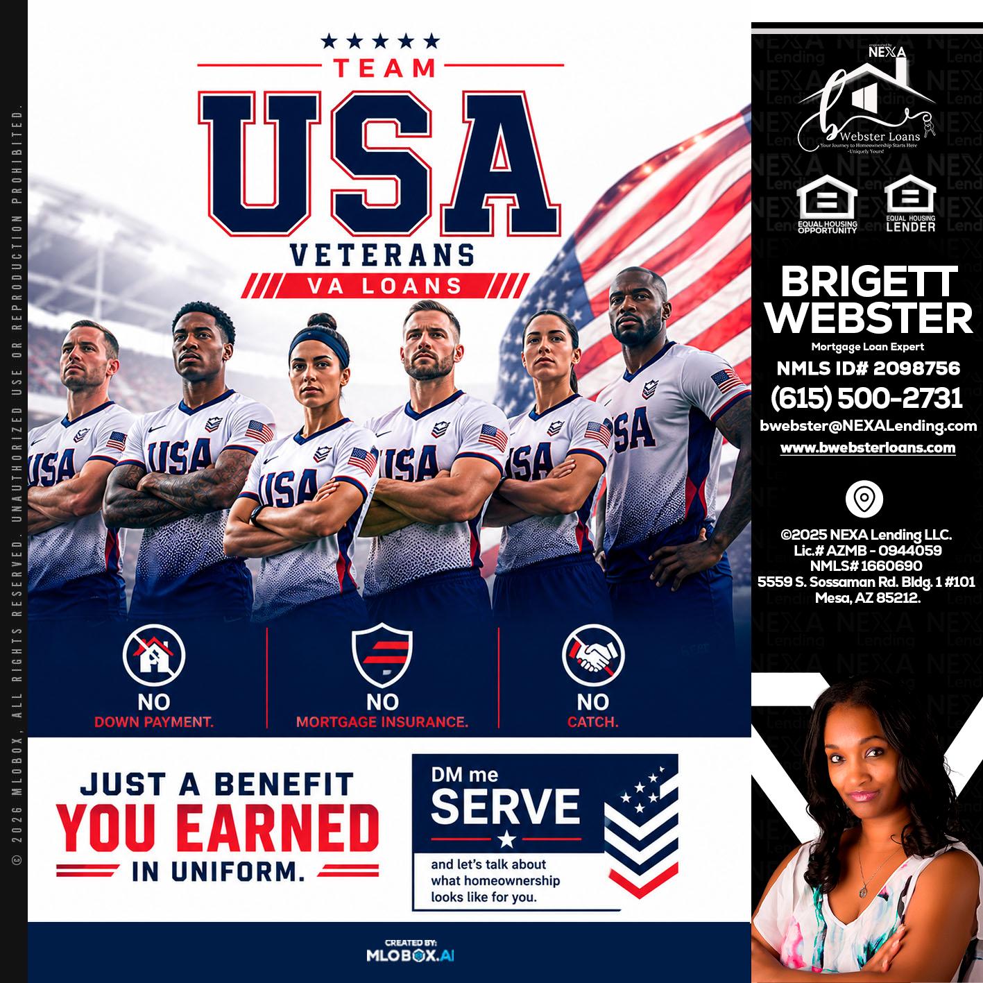 USA TEAM - Brigett Webster -Mortgage Loan Expert