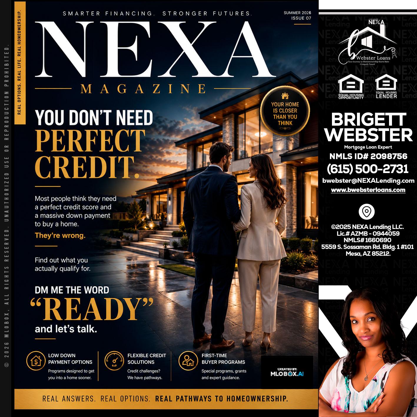 NEXA MAGAZINE - Brigett Webster -Mortgage Loan Expert