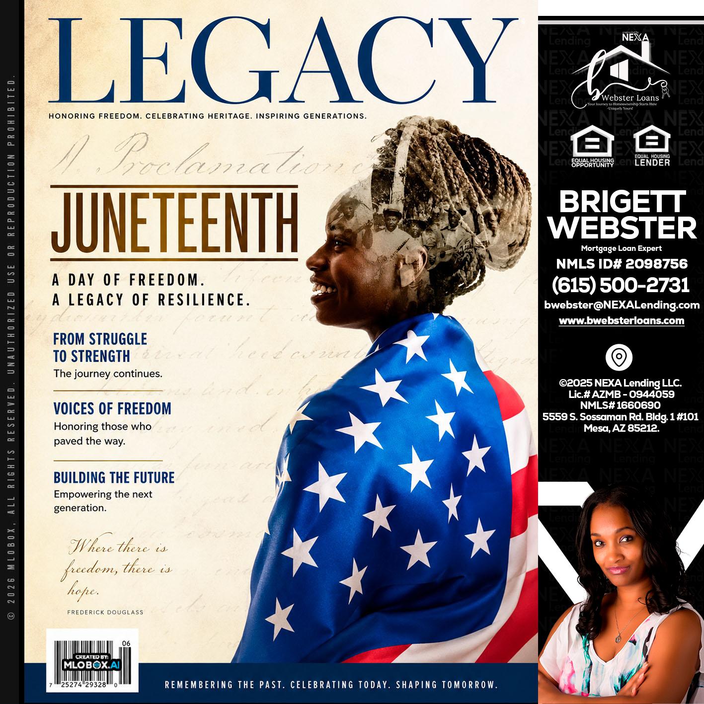 LEGACY - Brigett Webster -Mortgage Loan Expert