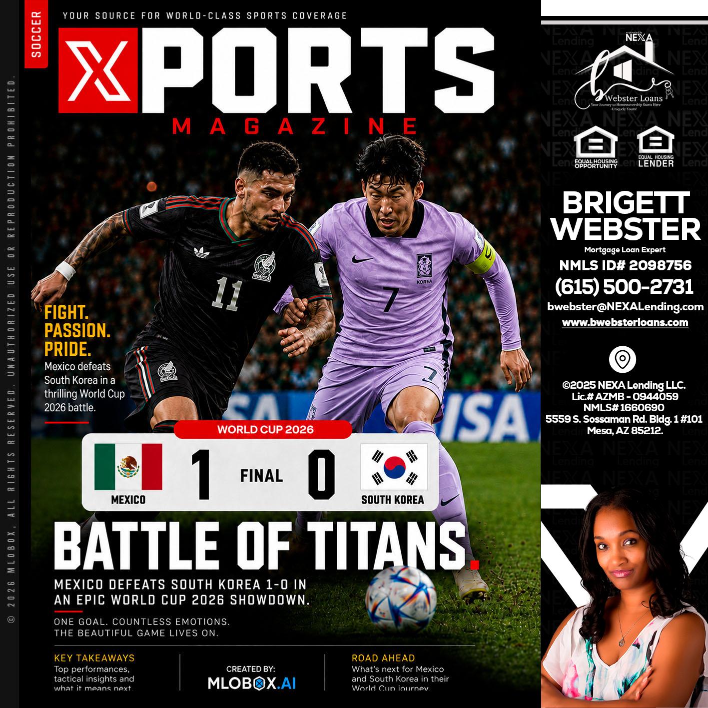 XPORTS MAGAZINE - Brigett Webster -Mortgage Loan Expert
