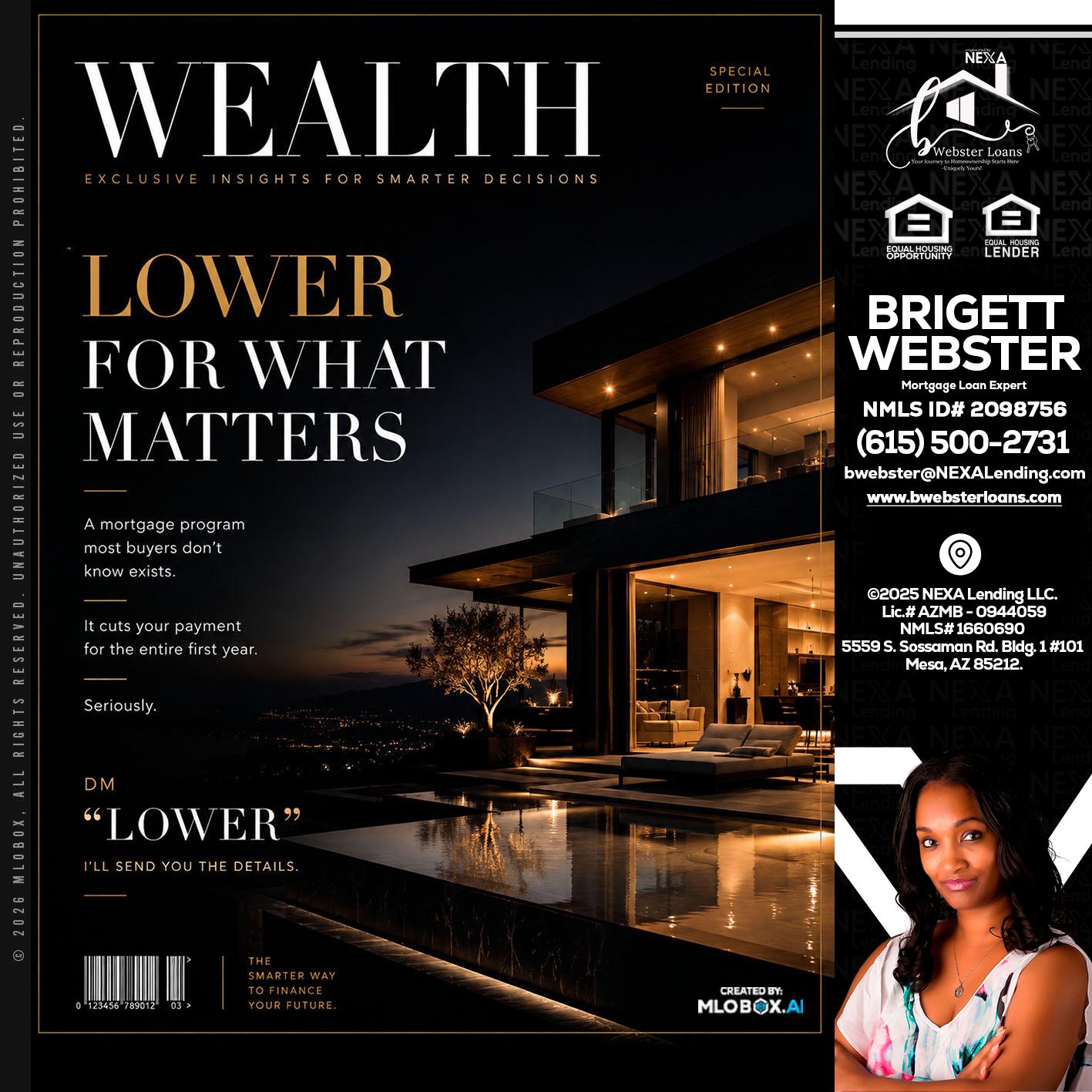WEALTH - Brigett Webster -Mortgage Loan Expert