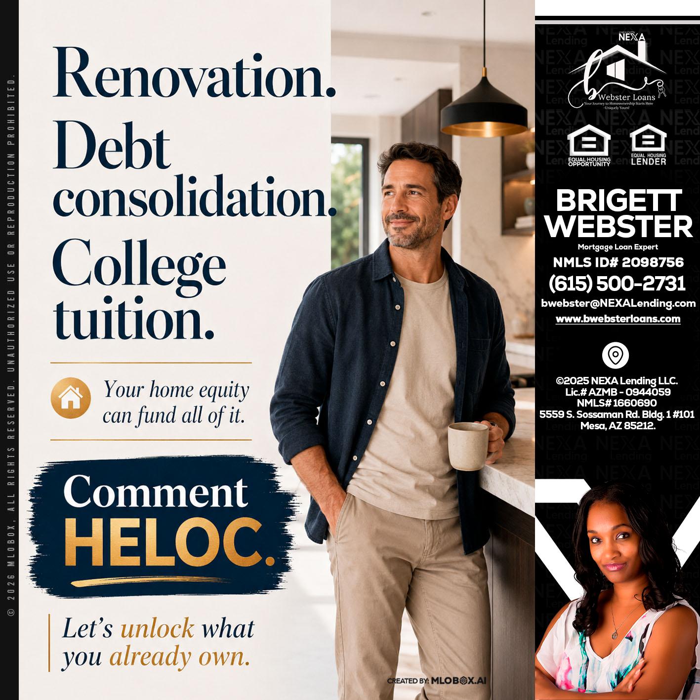 RENOVATION DEBT - Brigett Webster -Mortgage Loan Expert