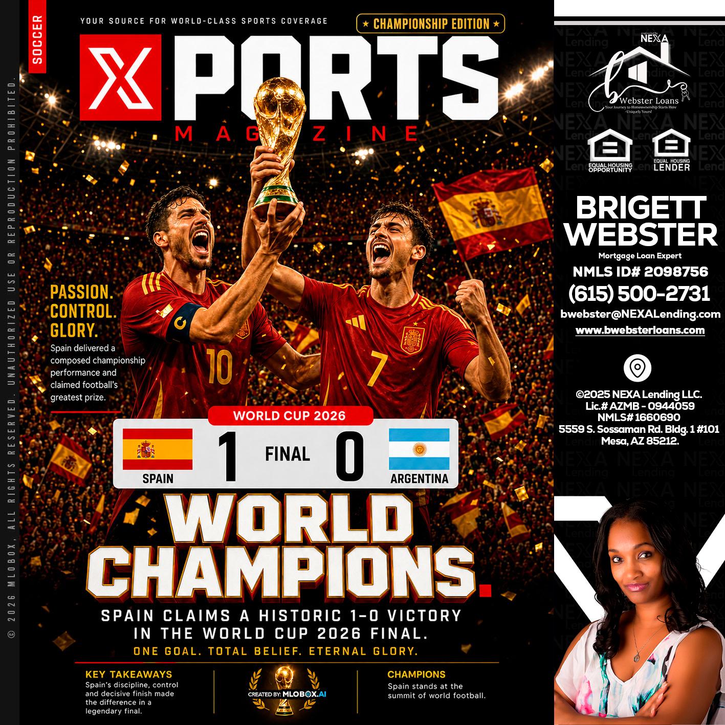 SPAIN CHAMPION - Brigett Webster -Mortgage Loan Expert