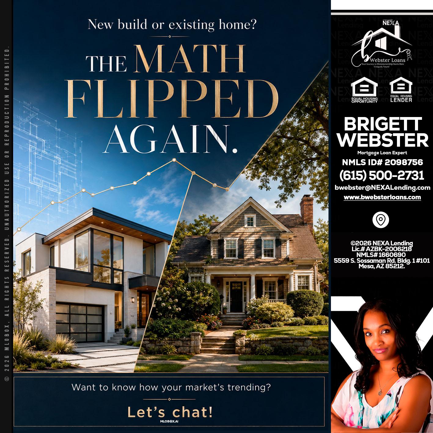 THE MATH FLIPED - Brigett Webster -Mortgage Loan Expert