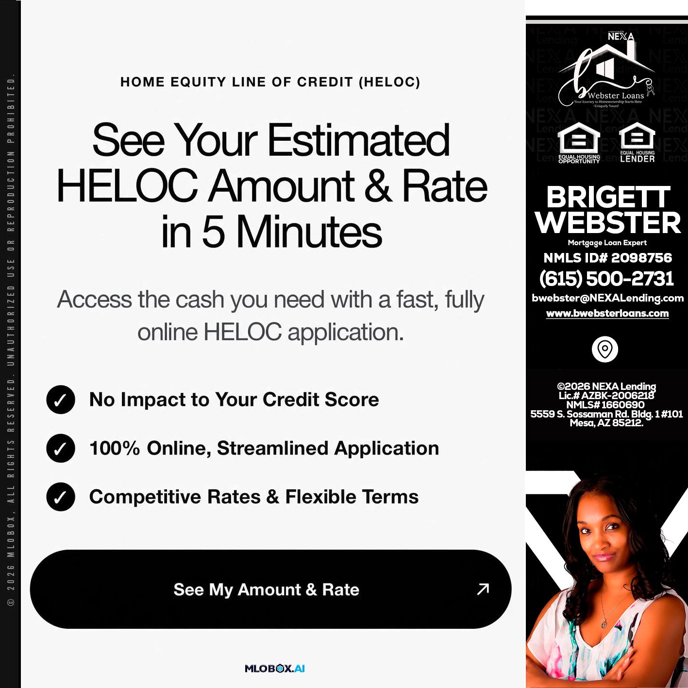 HELOC - Brigett Webster -Mortgage Loan Expert