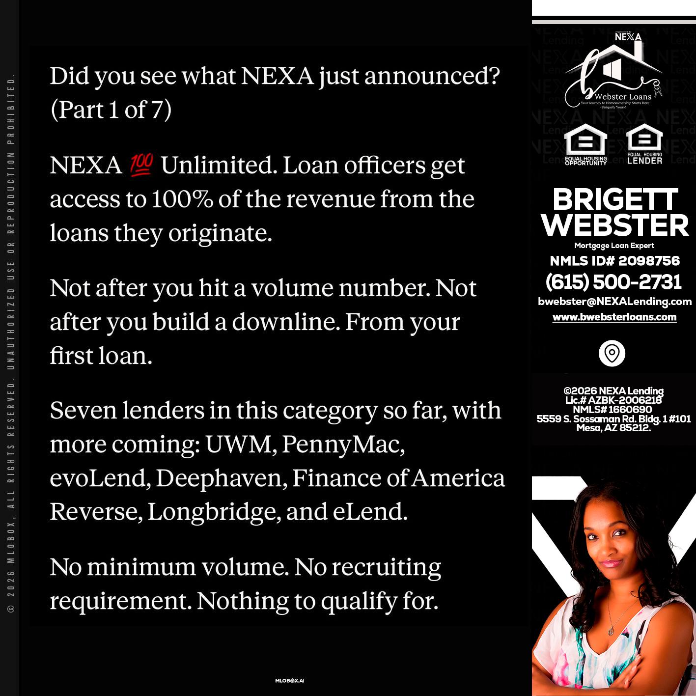 DID YOU KNOW - Brigett Webster -Mortgage Loan Expert
