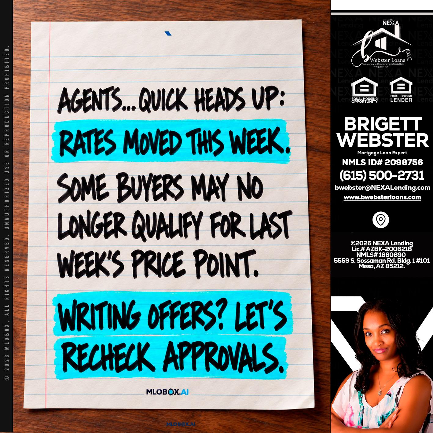 AGENTS - Brigett Webster -Mortgage Loan Expert