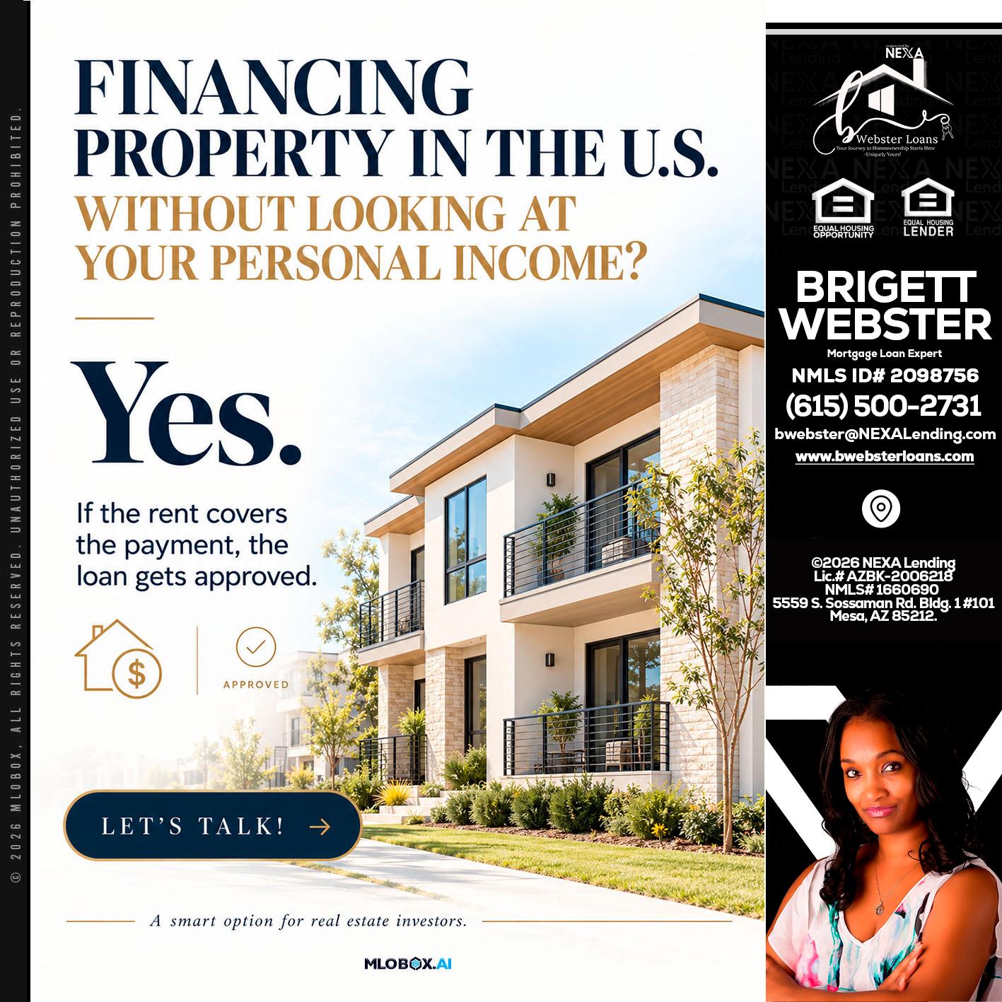 FINANCING - Brigett Webster -Mortgage Loan Expert