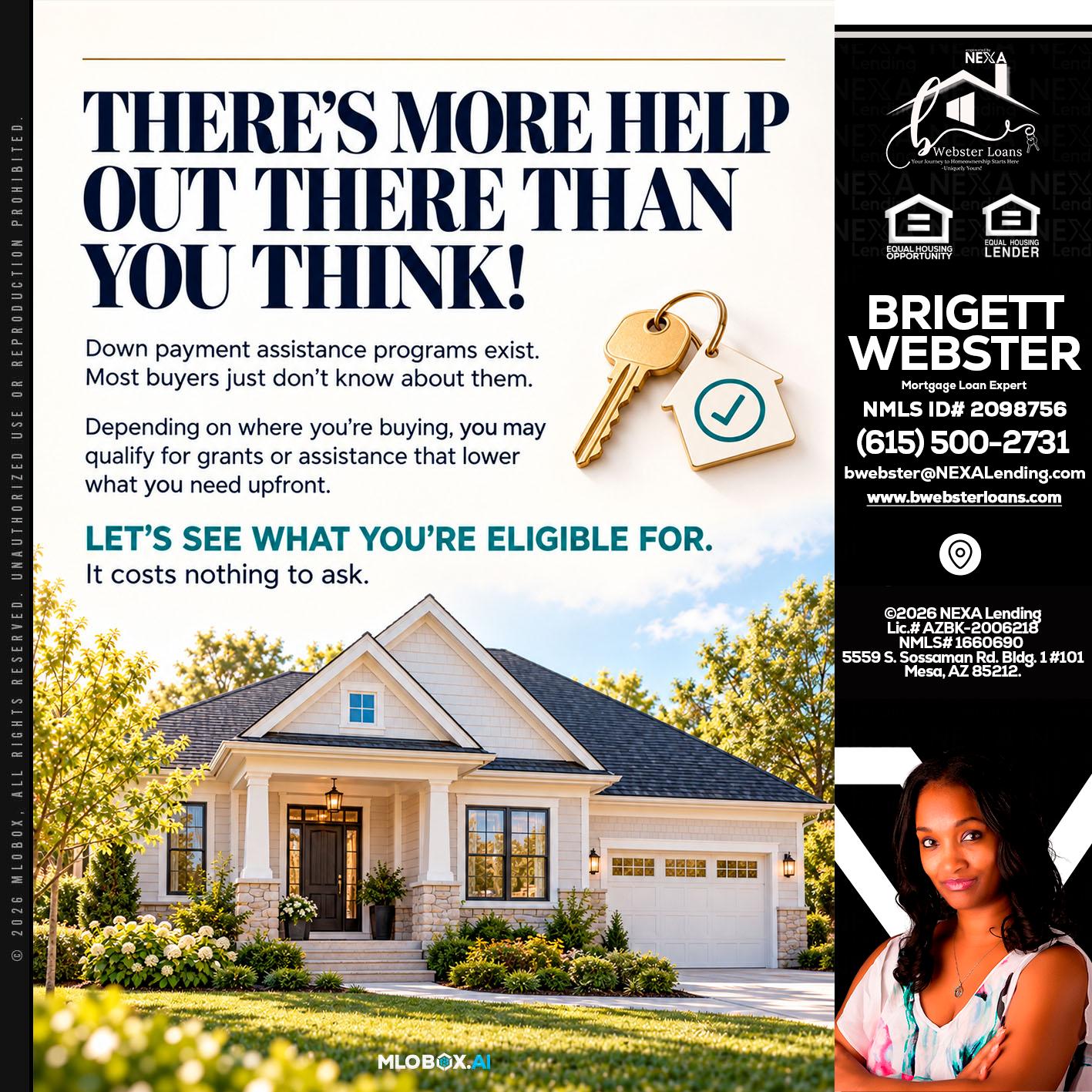 THERES MORE - Brigett Webster -Mortgage Loan Expert